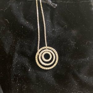 Circle Diamond Necklace